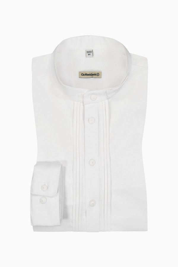 Gottseidank Pfoadhemd weiß Vorderansicht | Gottseidank Traditional Shirt white front view
