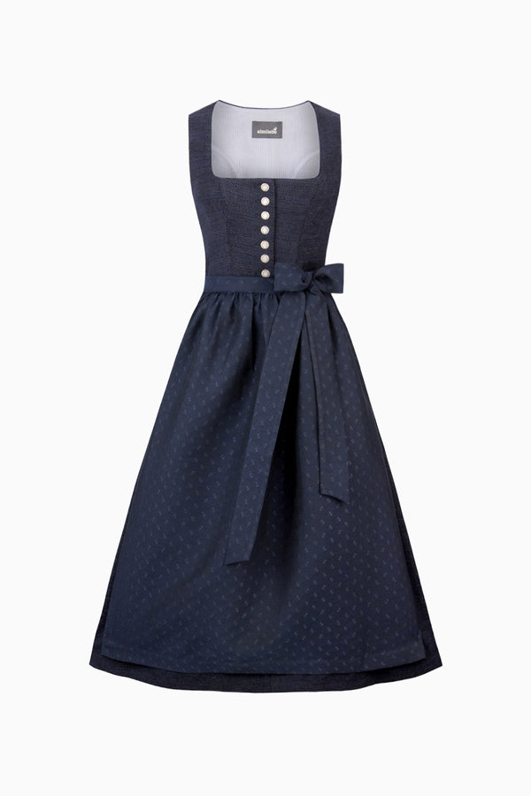Almliebe Dirndl Danz Bodn blau