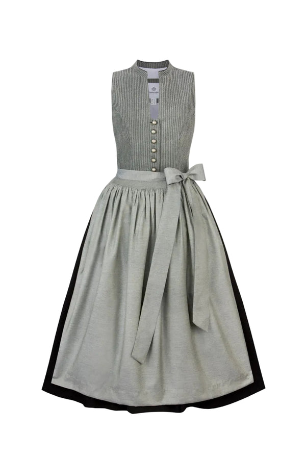 Hammerschmid Hochgeschlossenes Dirndl Alpsee Grün Vorderansicht | Hammerschmid High-neck dirndl Alpsee Green front view