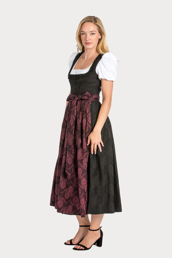 Gottseidank Dirndl Vreni Antikschwarz Rückansicht | Gottseidank Dirndl Vreni Antique Black back view