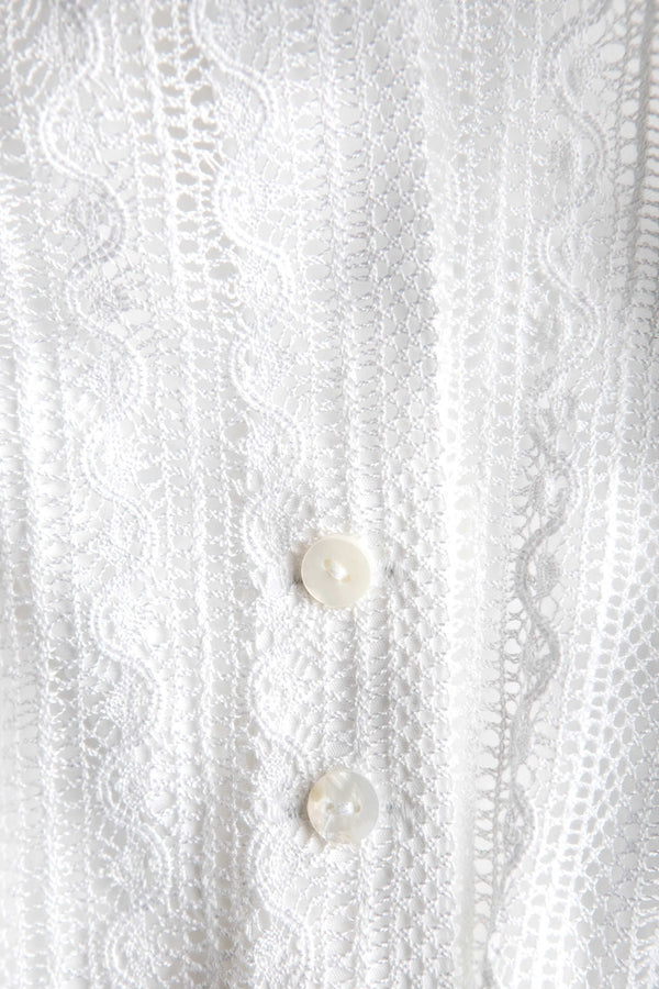 Gottseidank Dirndlbluse Bijoux weiß Detail | Gottseidank dirndl blouse Bijoux white detail