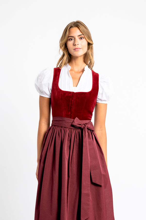 Hammerschmid Samtdirndl Plattensee 2007-29 rot