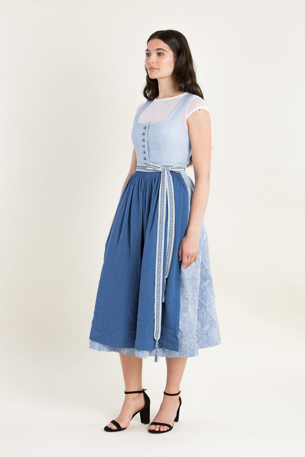 Hammerschmid Dirndl Koflersee blau Vorderansicht | Hammerschmid Dirndl Koflersee blue front view