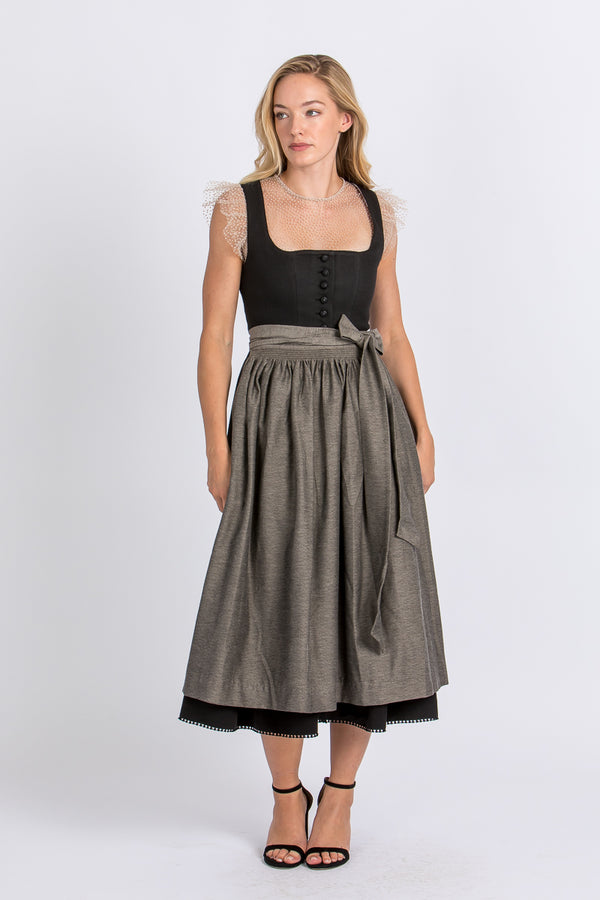 Hammerschmid Dirndl Pillersee schwarz Rückansicht | Hammerschmid Dirndl Pillersee black back view