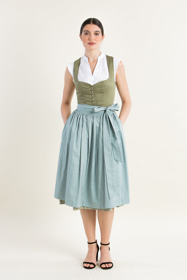 Hammerschmid Waschdirndl Rothsee grün Vorderansicht | Hammerschmid Wash Dirndl Rothsee green front view