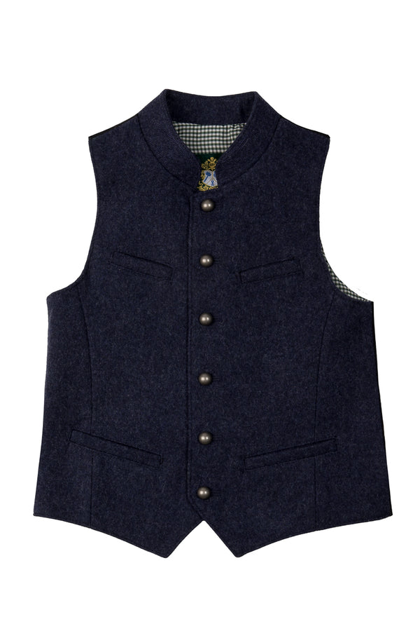 Hammerschmid Kinder Trachtenweste Maxi marine