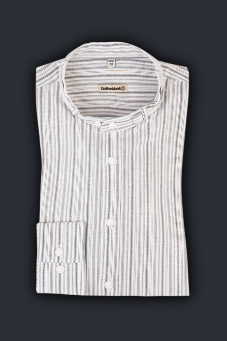 Gottseidank Trachtenhemd Lenz nebelblau Detail | Gottseidank Trachtenhemd Lenz misty blue detail