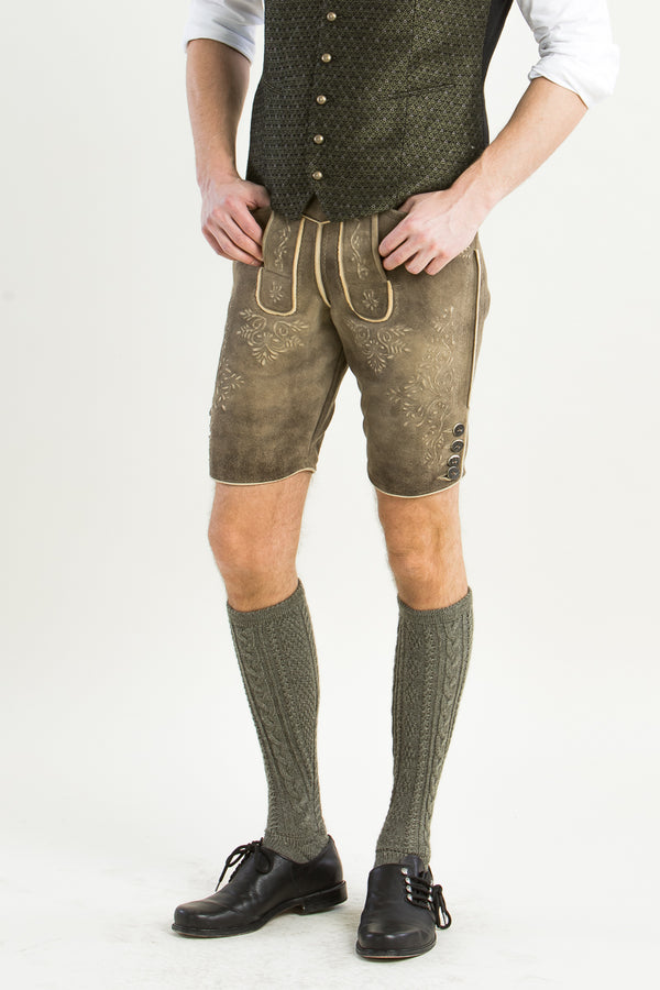 Kurze Ostarrichi Lederhose Kaiser inka/natur