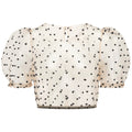 Dirndlbluse Puffärmel