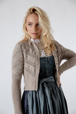 Gottseidank Strickjanker Ophelia Rahm Rückansicht | Gottseidank Knit Jacket Ophelia cream back view