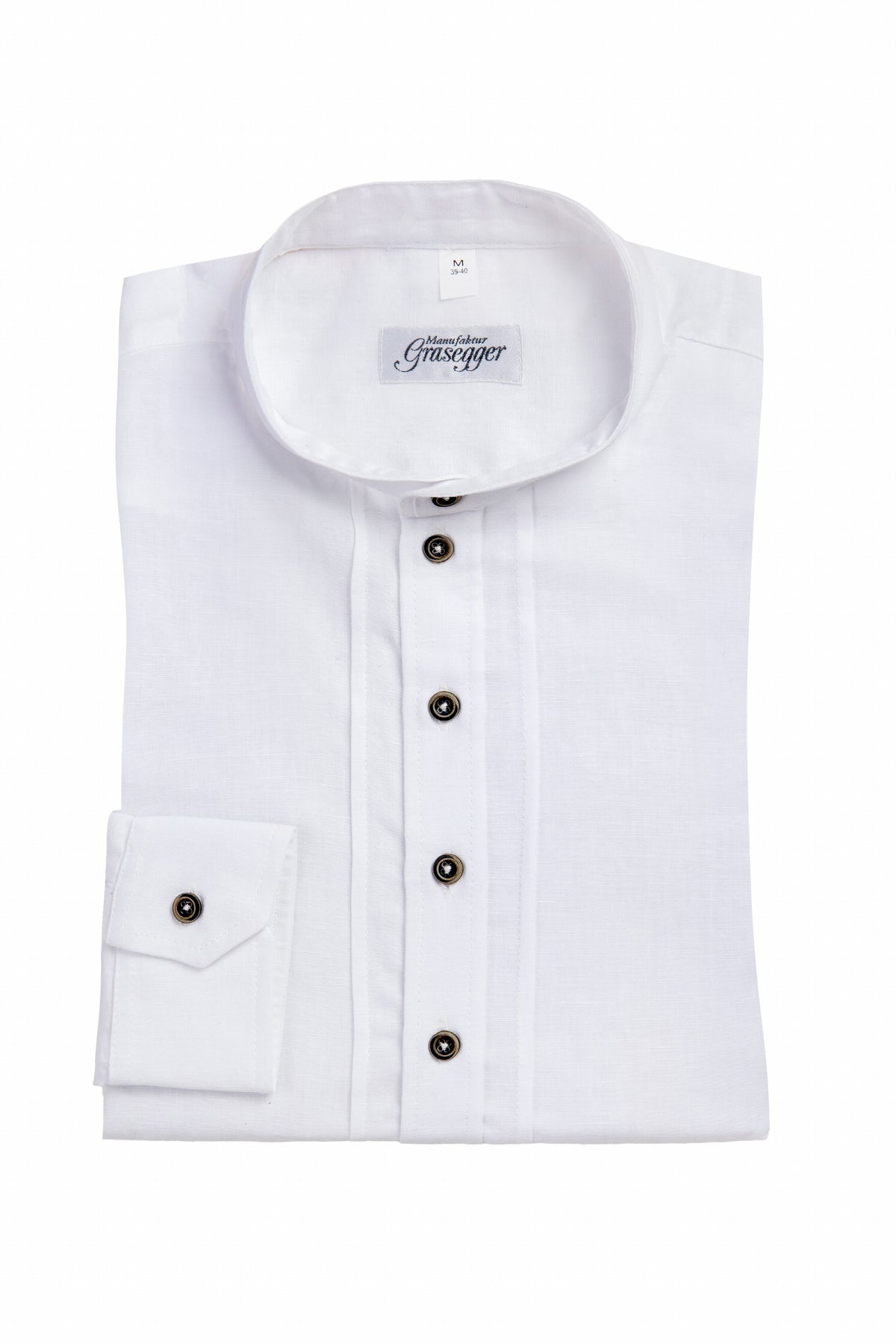 Grasegger Pfoadhemd Kopeke weiß Vorderansicht | Grasegger Pfoadhemd Kopeke white front view