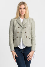 Gottseidank Trachtenblazer Wally hellesgrün Vorderansicht | Gottseidank Trachten blazer Wally light green front view