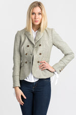 Gottseidank Trachtenblazer Wally hellesgrün Rückansicht | Gottseidank Trachten blazer Wally light green back view