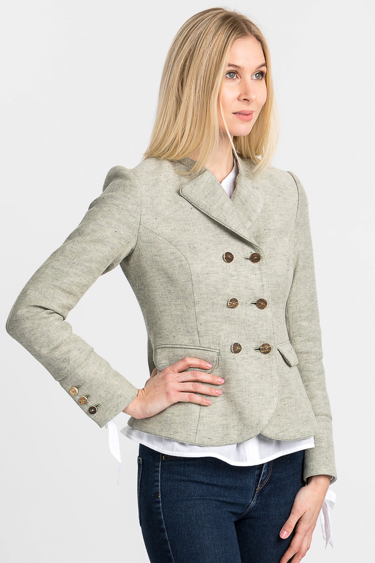 Gottseidank Trachtenblazer Wally hellesgrün Getragen | Gottseidank Trachten blazer Wally light green worn
