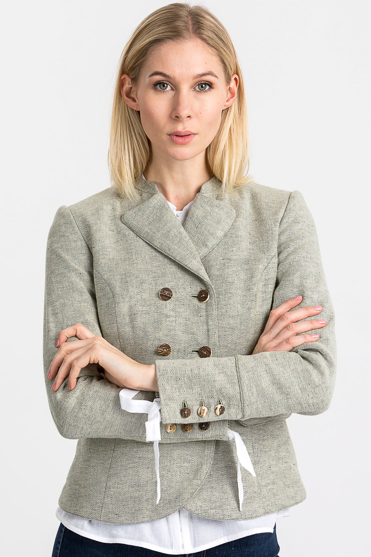 Gottseidank Trachtenblazer Wally hellesgrün Getragen | Gottseidank Trachten blazer Wally light green worn