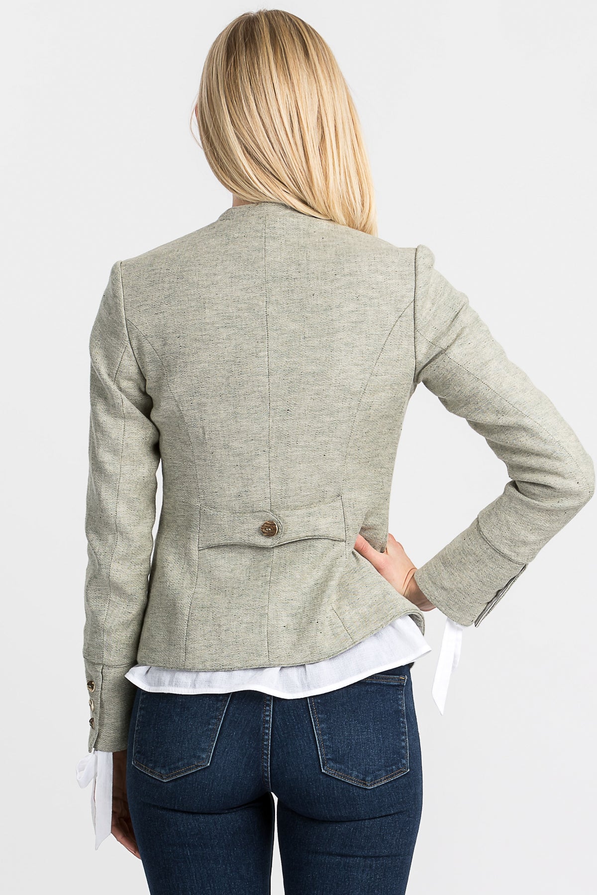 Gottseidank Trachtenblazer Wally hellesgrün Detail | Gottseidank Trachten blazer Wally light green detail