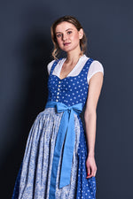 Hammerschmid Dirndl Rothsee Blau Rückansicht | Hammerschmid Dirndl Rothsee Blue back view