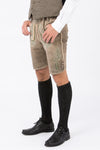 Meindl Trachten Hirschlederhose Weitenfels old grey Vorderansicht | Meindl Trachten Deerskin Lederhose Weitenfels old grey front view