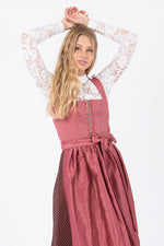 Almliebe Dirndl Fesche Vroni pink Detail | Almliebe Dirndl Fesche Vroni pink detail