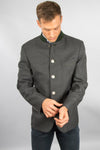 Lodenfrey Trachtensakko S.Meilersdorf grau Vorderansicht | Lodenfrey traditional jacket S.Meilersdorf grey front view