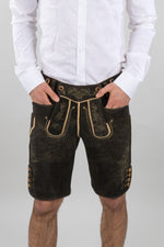 Meindl Hirschlederhose Rupertus Getragen | Meindl Lederhose Rupertus worn