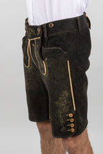 Meindl Hirschlederhose Rupertus Detail | Meindl Lederhose Rupertus detail