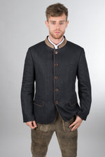 Poldi Sakko Nenzing anthrazit Rückansicht | Poldi Trachten suit jacket Nenzing anthracite back view