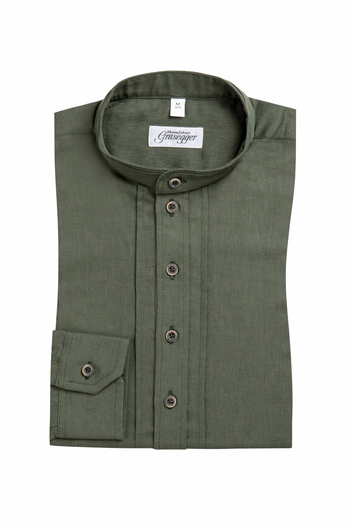 Grasegger Pfoadhemd Kopeke grün Vorderansicht | Grasegger Pfoadhemd Kopeke green front view