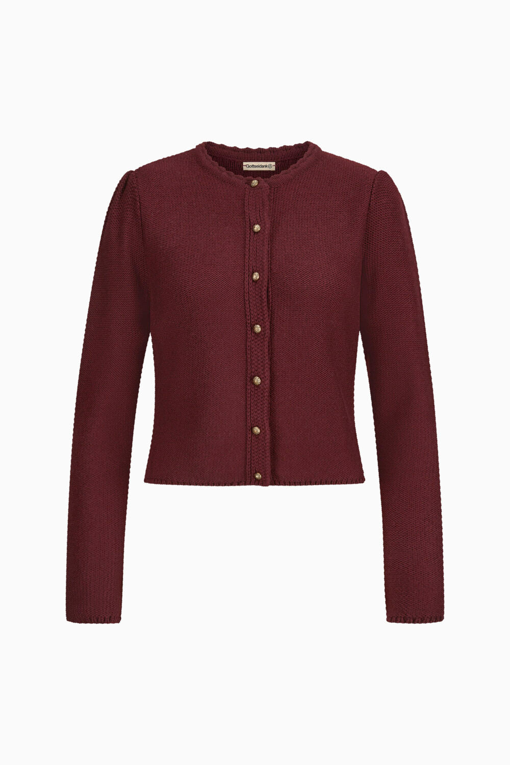 Gottseidank Strickjacke Mirl ochsenblut