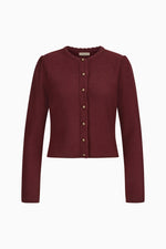 Gottseidank Strickjacke Mirl ochsenblut