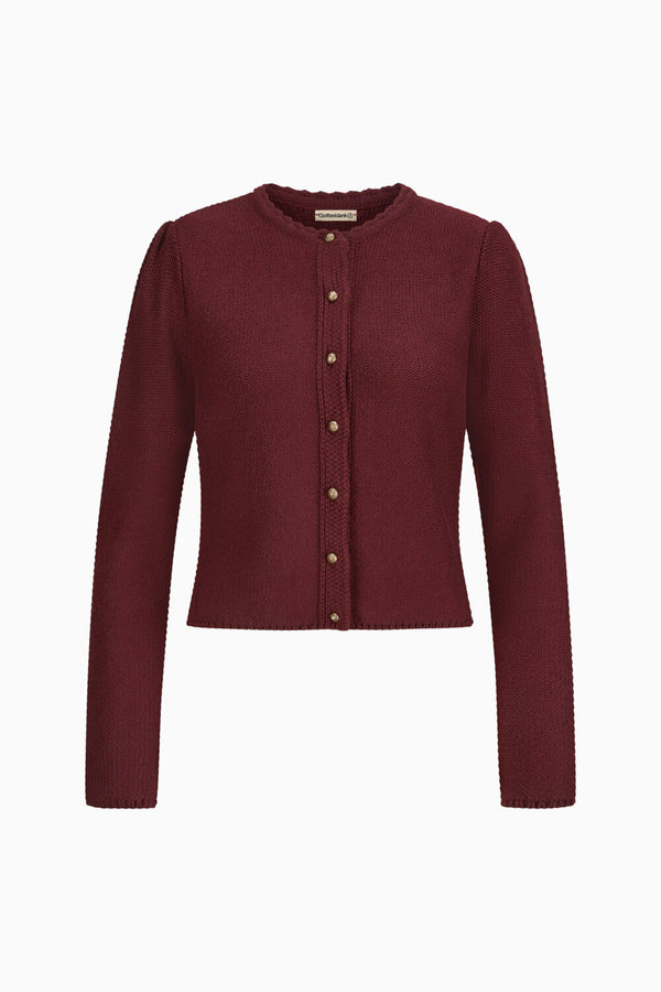 Gottseidank Strickjacke Mirl ochsenblut
