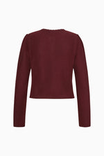 Gottseidank Strickjacke Mirl ochsenblut