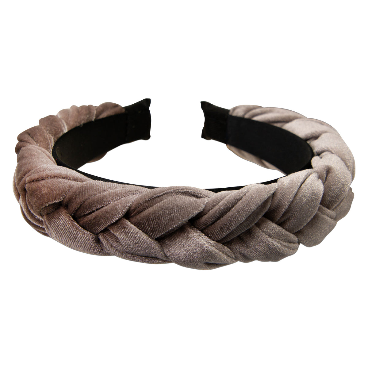 Alpenflüstern Haarreif Flechtoptik taupe