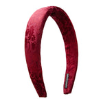 Alpenflüstern Haarreif Jaquard rot