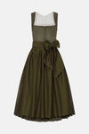 CocoVero Dirndl Hermine Plissee Oliv