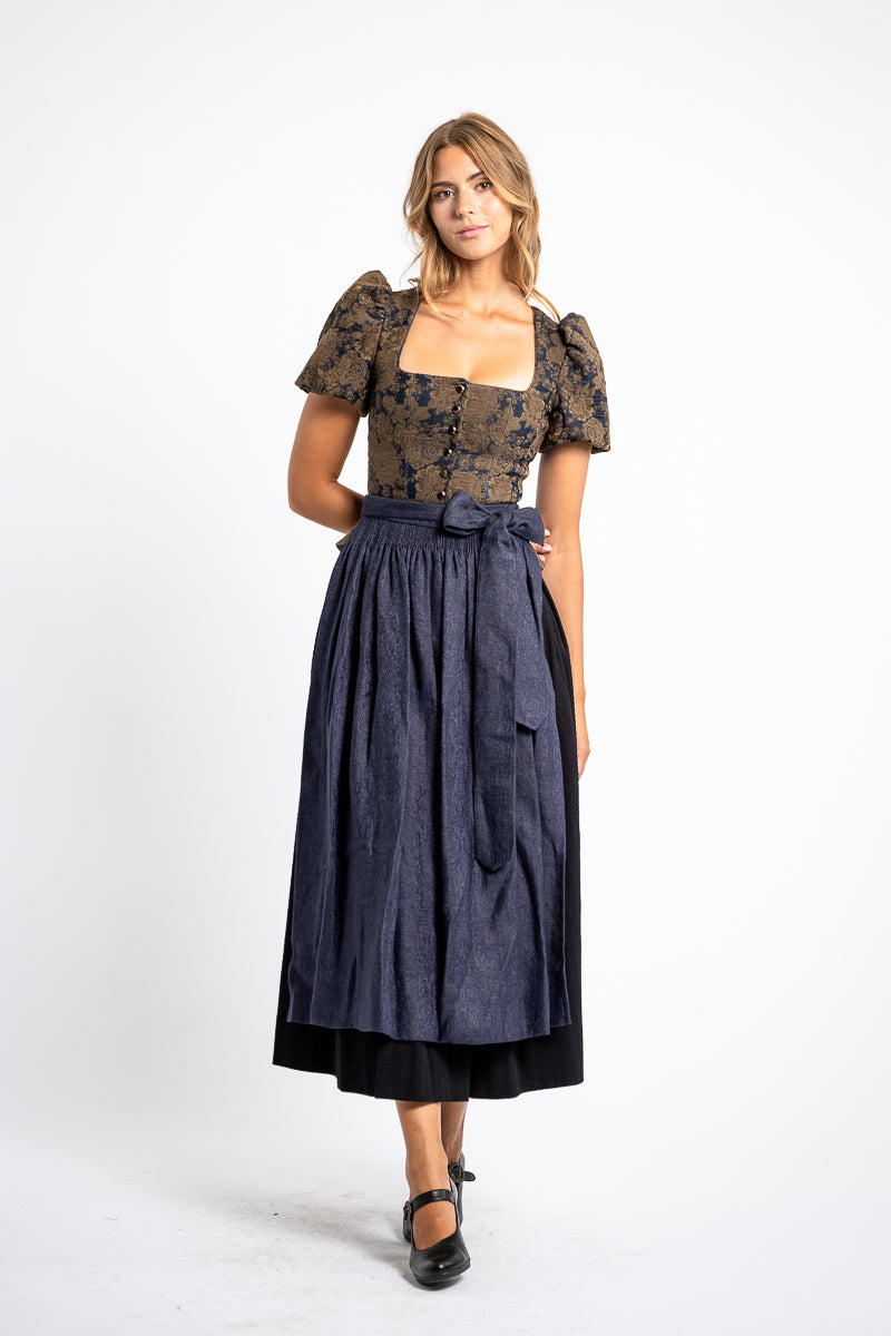 Gottseidank Dirndlschürze A005357 blau