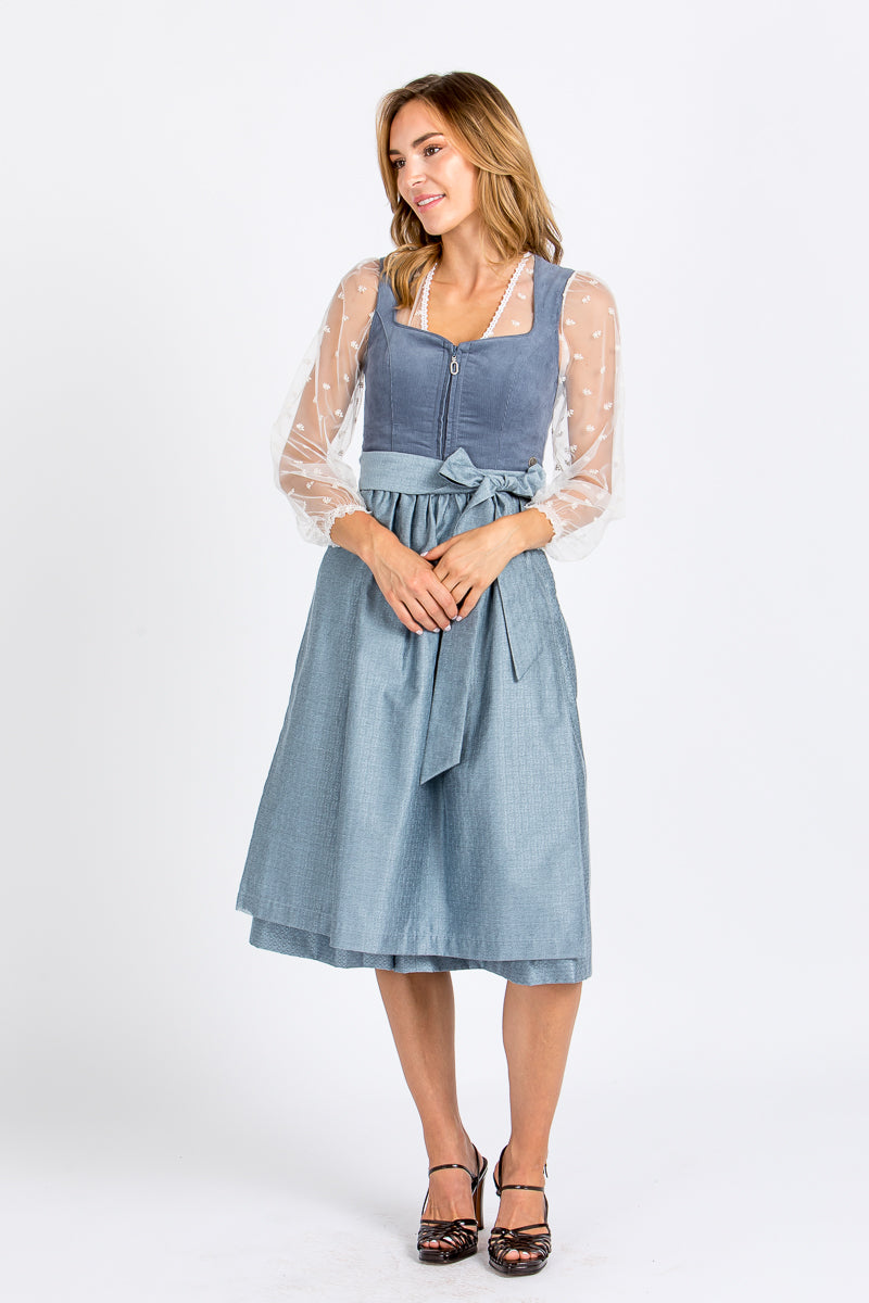 Wenger Dirndlbluse Gisela Bestickt Ecru Weitwinkel 
