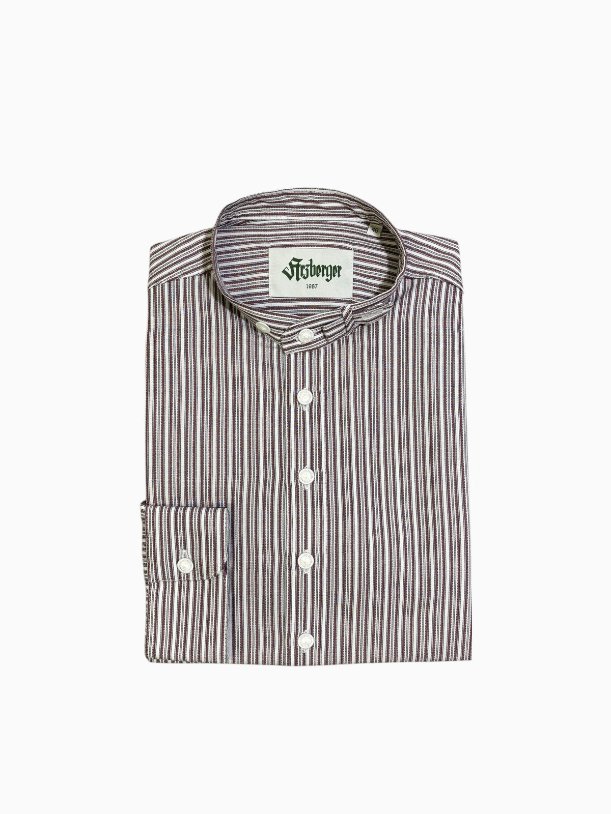 Arzberger Schlupfhemd 11-5838 bordeaux gestreift