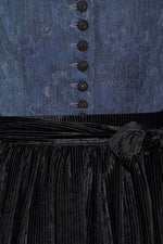 Almliebe Ärmeldirndl Rosmarie jeansblau