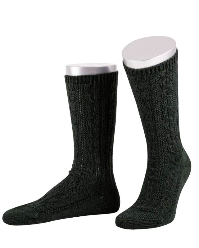 Lusana Schoppersocken L5697 Lodengrün
