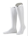 Lusana Damen Strümpfe L6665-26 weiß