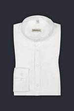 Gottseidank Trachtenhemd Lenz weiß Leinen Detail | Gottseidank Trachtenhemd Lenz white linen detail
