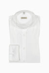 Gottseidank Trachtenhemd Lenz weiß gestreift Vorderansicht | Gottseidank Traditional Shirt Lenz white striped front view