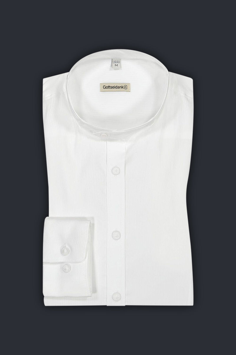 Gottseidank Trachtenhemd Lenz weiß gestreift Detail | Gottseidank Traditional Shirt Lenz white striped detail