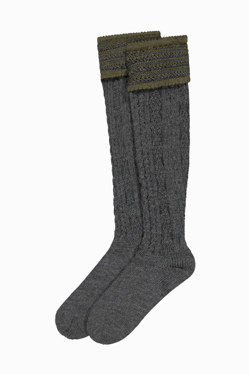 Gottseidank Trachtenstrümpfe Partnach Asphalt Bronze
