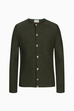 Gottseidank Strickjanker Aloisius altoliv Detail | Gottseidank Knit Jacket Aloisius olive detail