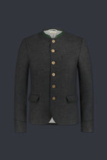 Gottseidank Trachtenjanker Helmut Anthrazit Getragen | Gottseidank traditional jacket Helmut anthracite worn