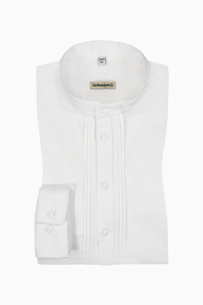 Gottseidank Pfoadhemd weiß Vorderansicht | Gottseidank Traditional Shirt white front view