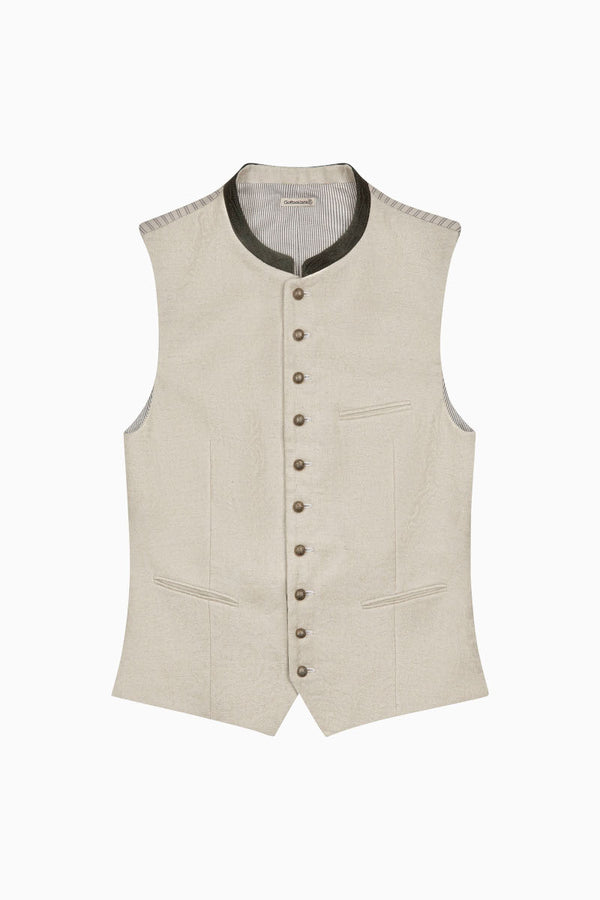 Gottseidank Trachtenweste Konstantin Perlmutt Detail | Gottseidank Mens Waistcoat Konstantin Pearl detail
