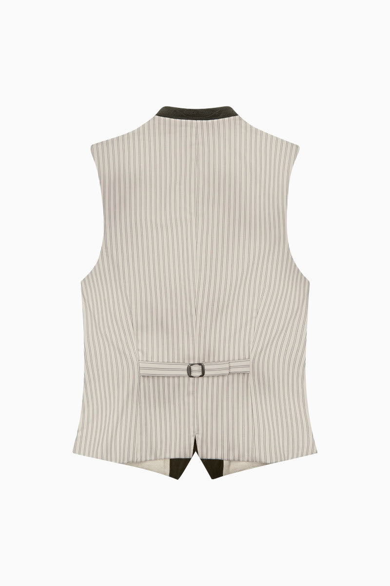 Gottseidank Trachtenweste Konstantin Perlmutt Rückansicht | Gottseidank Mens Waistcoat Konstantin Pearl back view